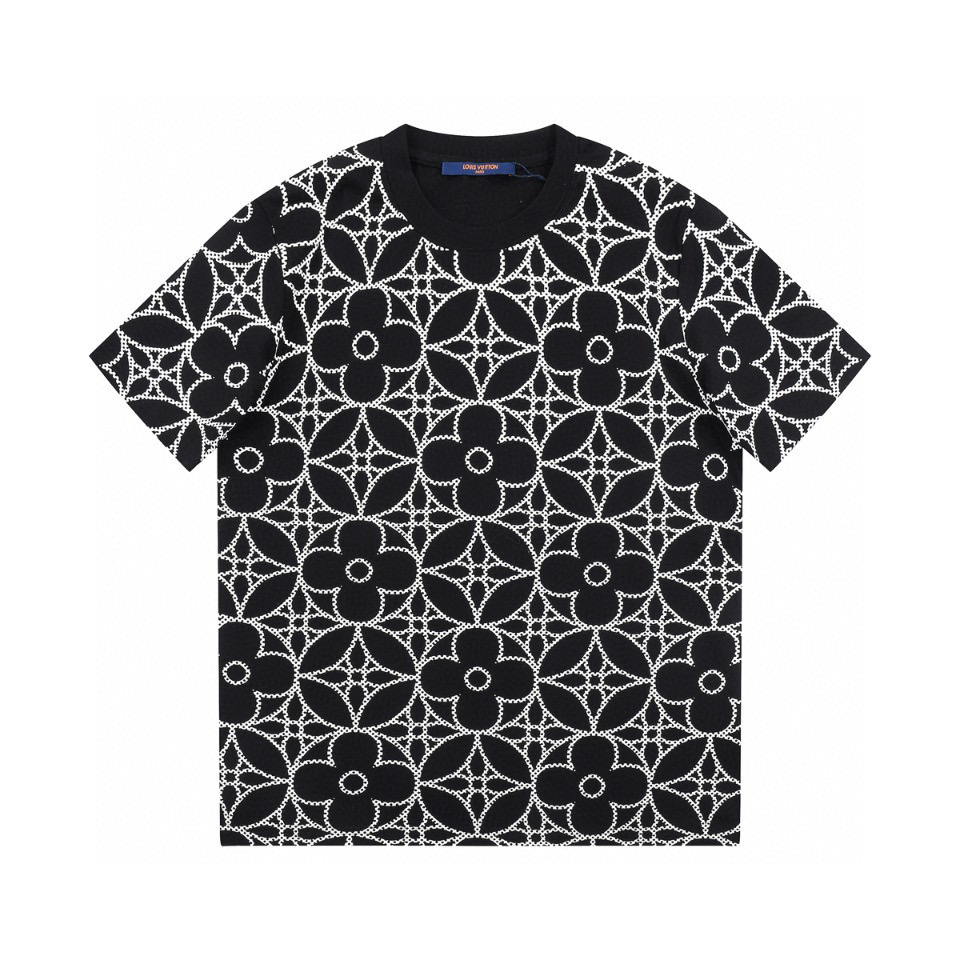 ÁO LOUIS VUITTON print cotton jersey T-shirt