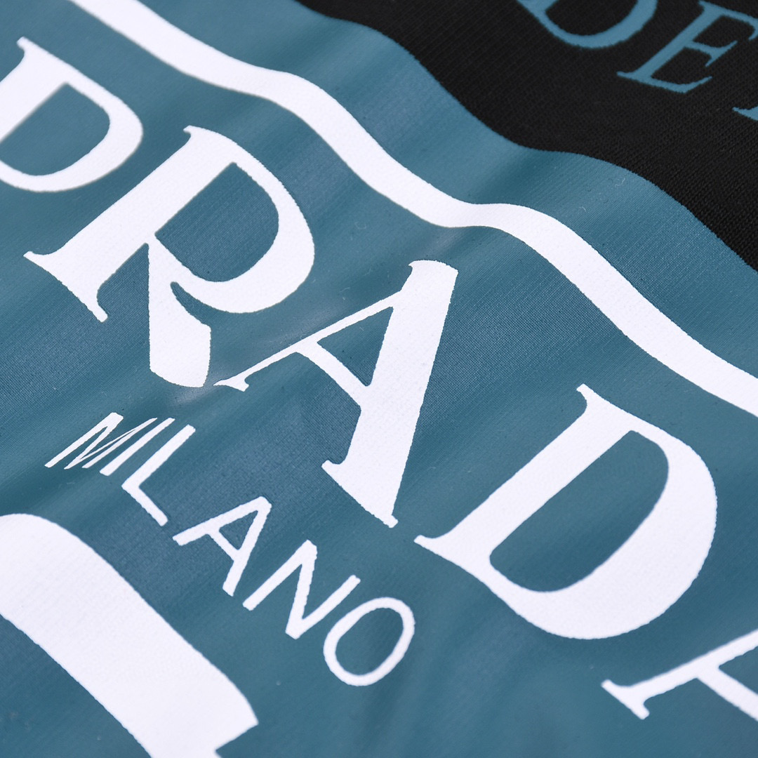ÁO PRADA MILANO T SHIRT BLACK