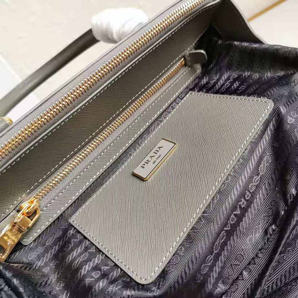 TÚI Prada Saffiano Leather Prada Galleria Bag-Grey