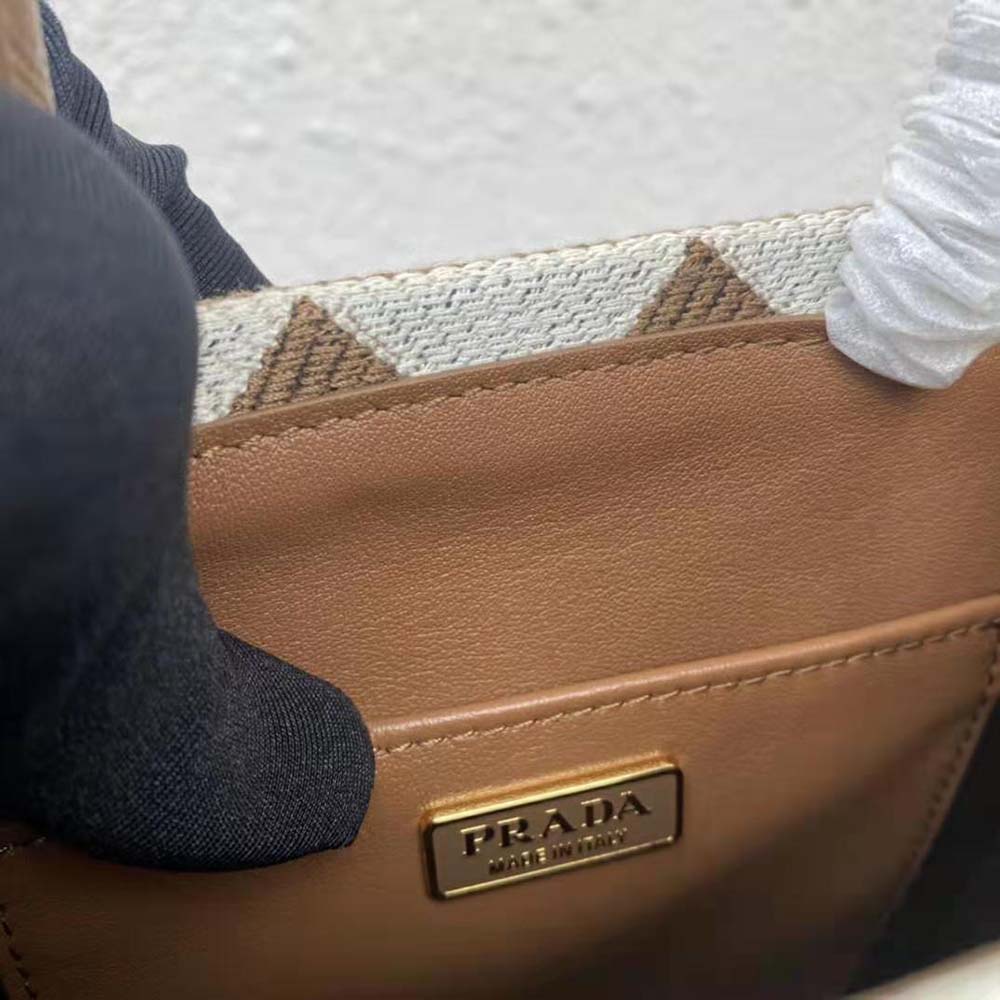 TÚI Prada Wome Small Prada Symbole Jacquard Fabric Micro Bag