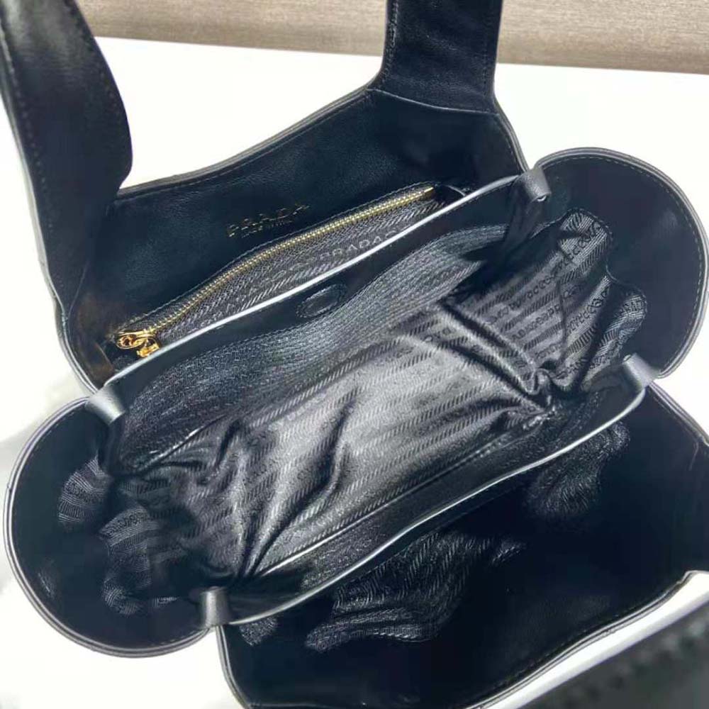 TÚI Prada Medium Nappa-Leather Tote Bag with Topstitching