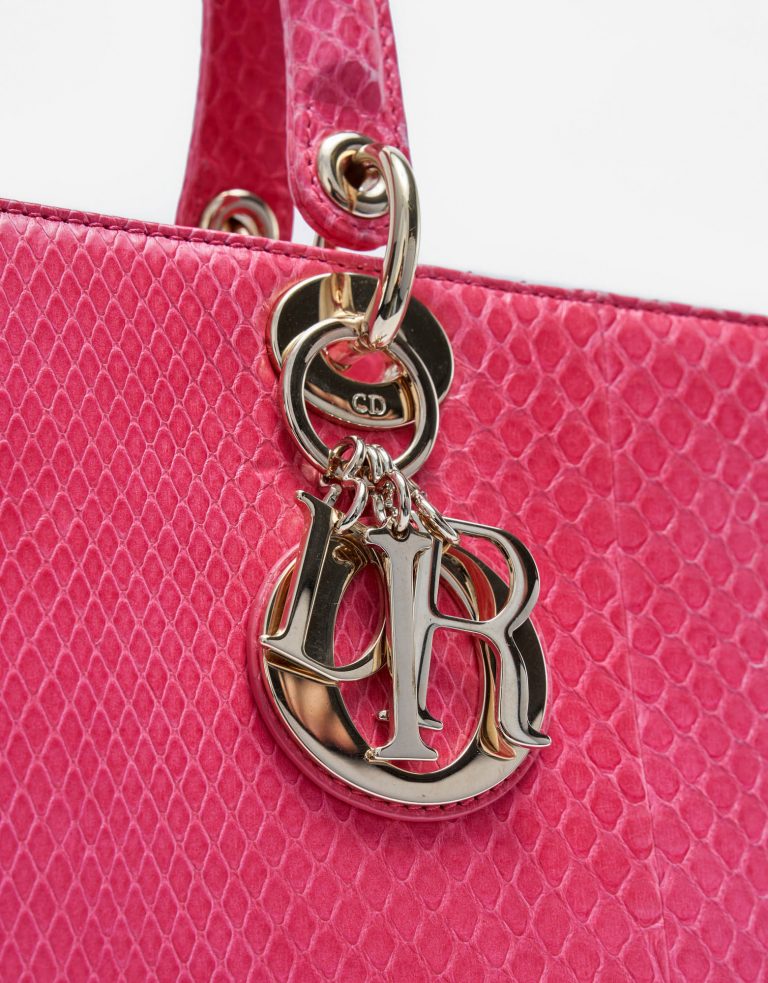 TÚI Dior Lady Large Python Pink da trăn