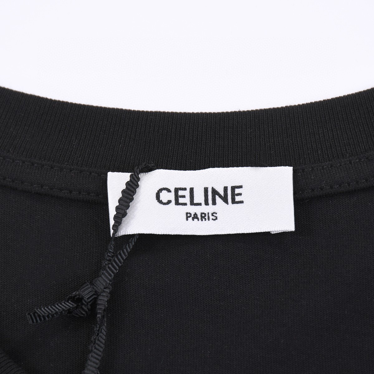ÁO CELINE PARIS print cotton jersey T-shirt
