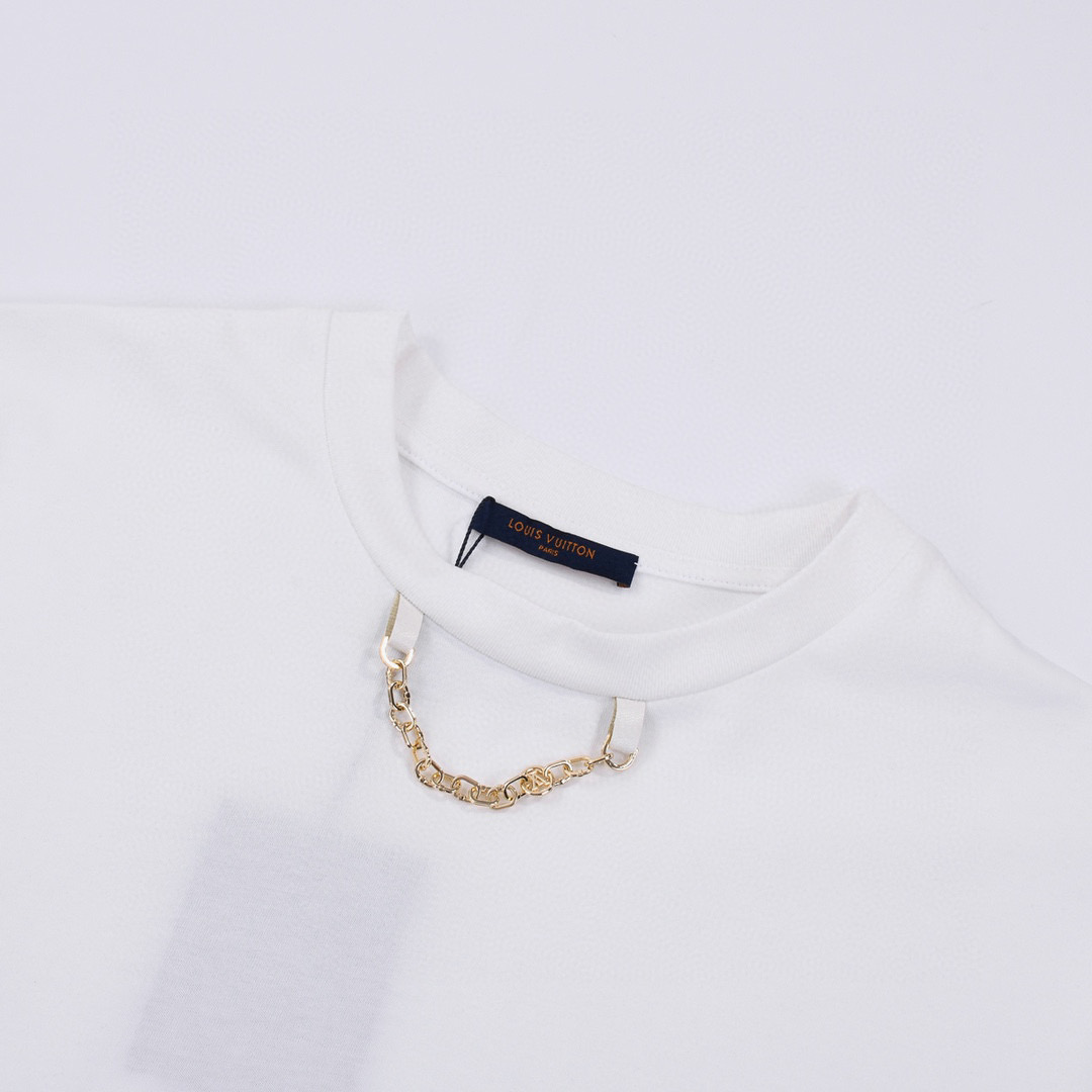 ÁO LOUIS VUITTON print cotton jersey T-shirt