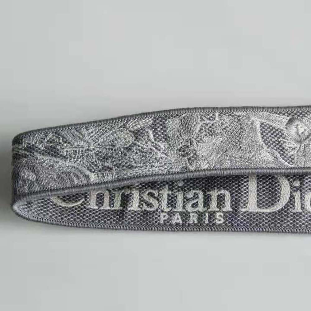 TÚI Dior Women Medium Lady D-lite Bag Gray Toile de Jouy Reverse Embroidery