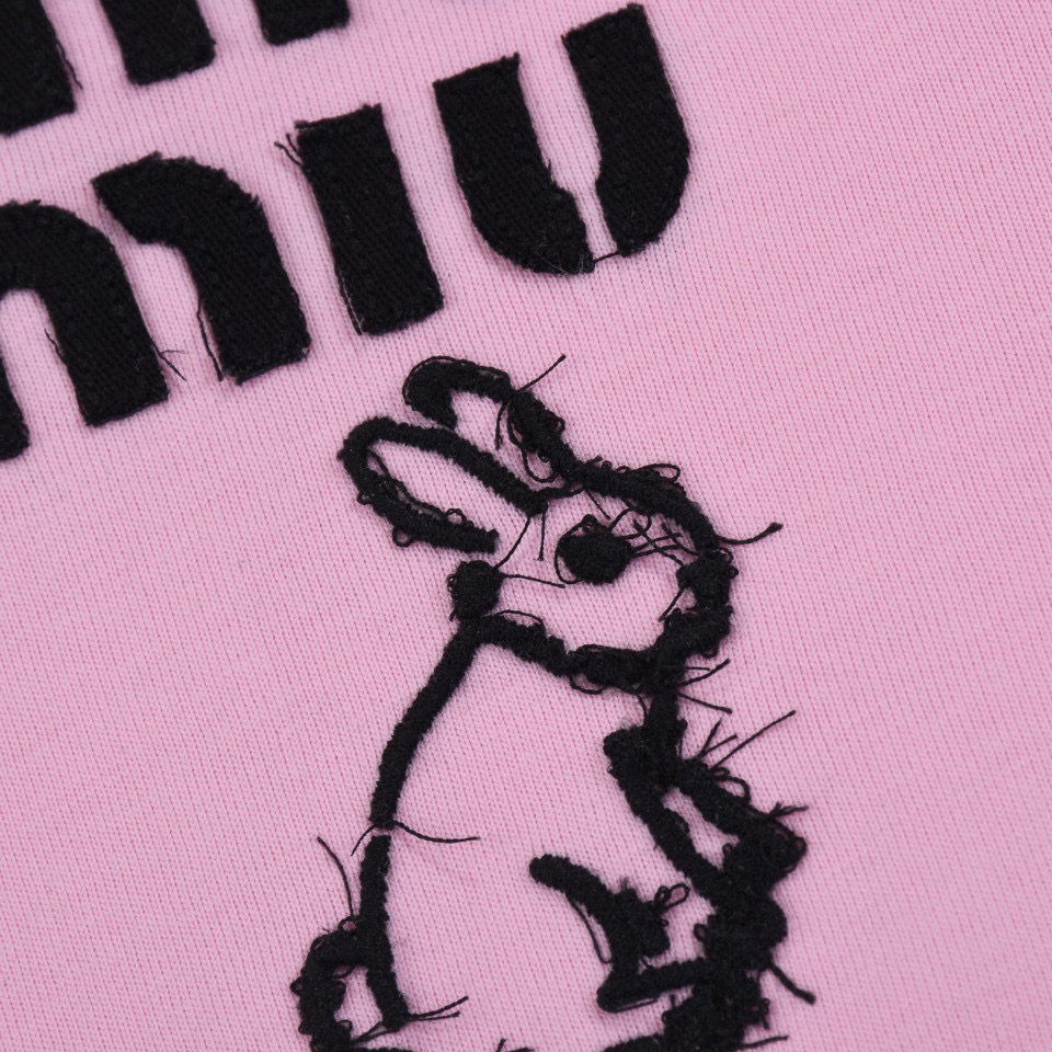 ÁO MIU MIU T SHIRT PINK