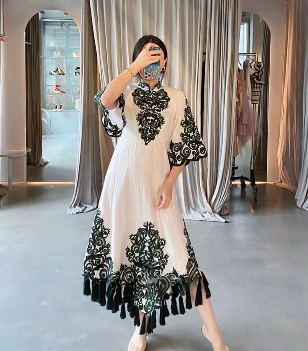 VÁY ZIMMERMANN Lace Fabric Flower Vintage Dress