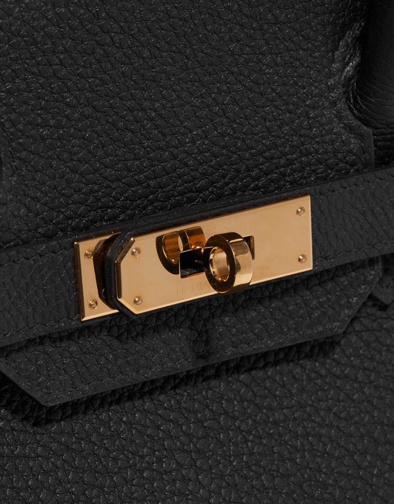 TÚI Hermès Birkin 30 Togo Black Gold Buckle khóa vàng
