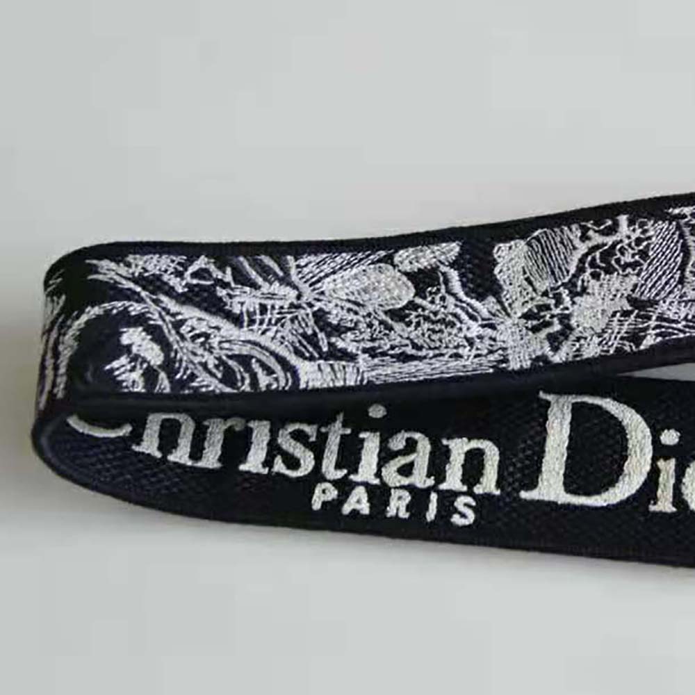 TÚI Dior Women Medium Lady D-lite Bag Blue Toile de Jouy Reverse Embroidery