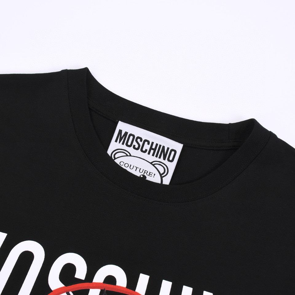 ÁO MOSCHINO TEDDY T SHIRT BLACK
