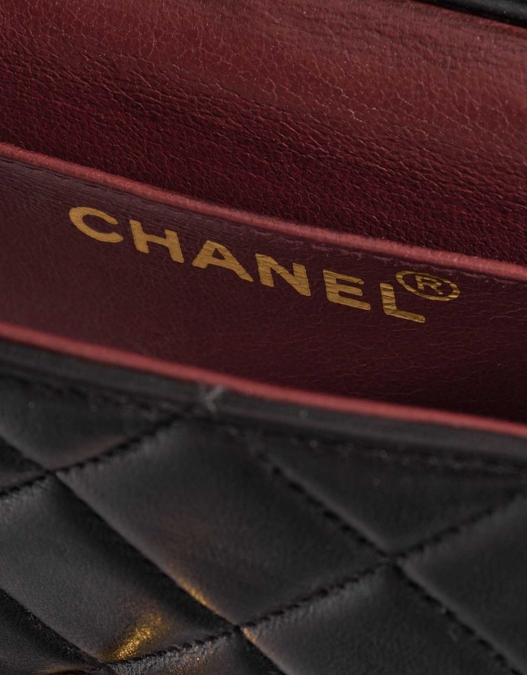 TÚI Chanel Handle Small Lamb Black