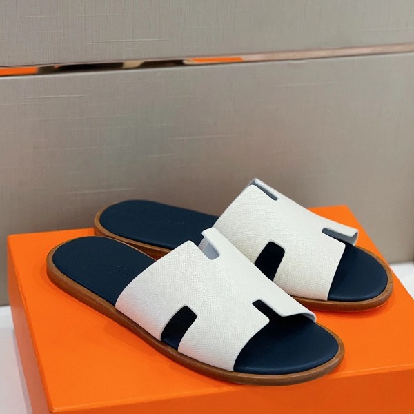 DÉP HERMES IZMIR WHITE BLUE SANDAL AAA