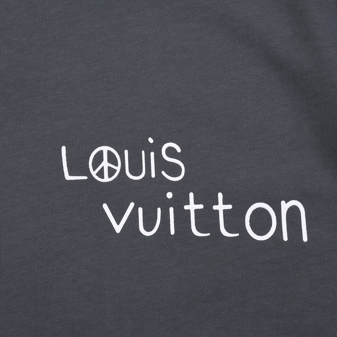 ÁO LOUIS VUITTON print cotton jersey T-shirt