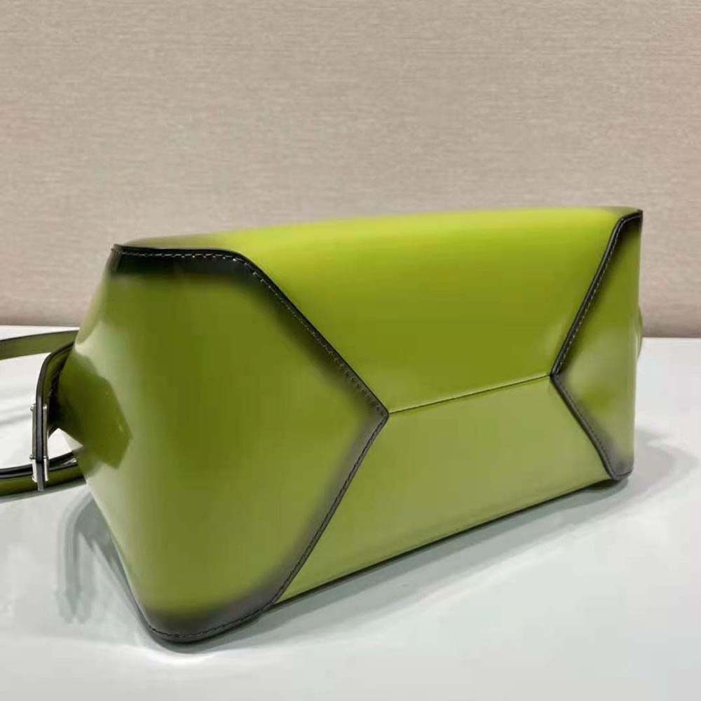 TÚI Prada Small Brushed Leather Prada Supernova Handbag-Green
