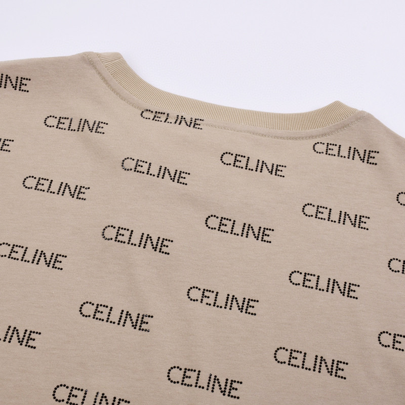 ÁO CELINE PARIS print cotton jersey T-shirt