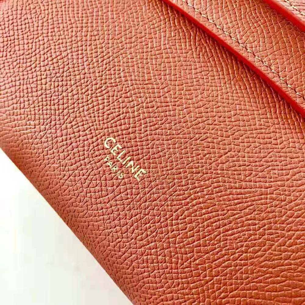 TÚI Celine Pico Belt Bag in Grained Calfskin Lychee