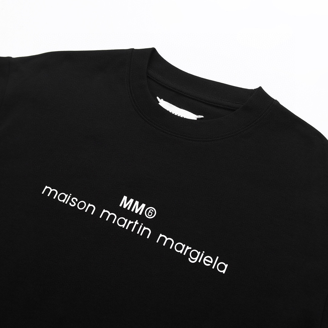 ÁO Maison Margiela print cotton jersey T-shirt