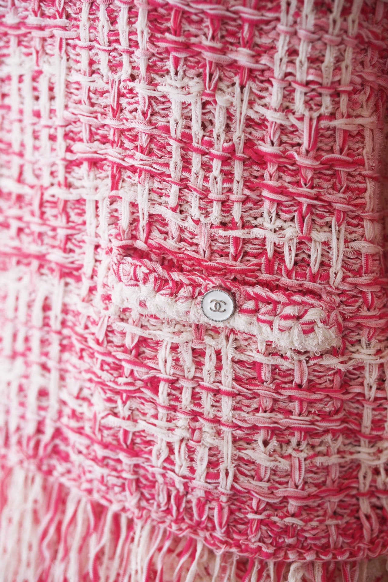 BỘ ĐỒ CHANEL MÀU HỒNG TWEED PINK MID DRESS High Classy