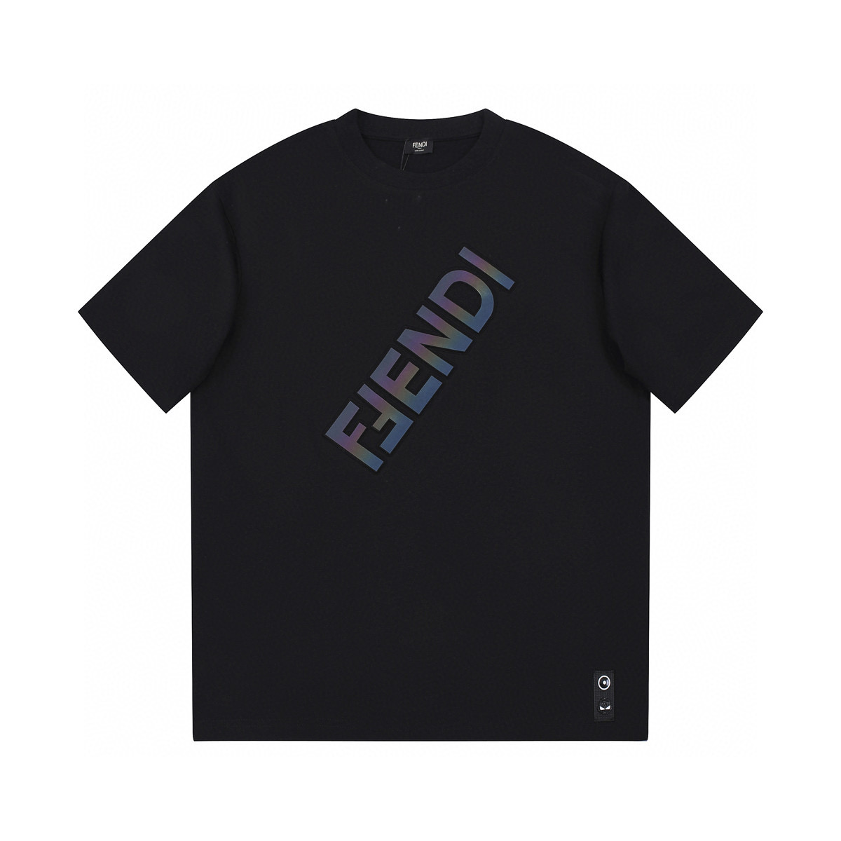 ÁO FENDI print cotton jersey T-shirt