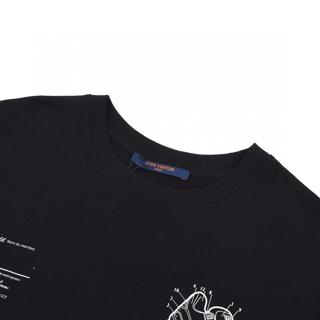 ÁO LOUIS VUITTON print cotton jersey T-shirt