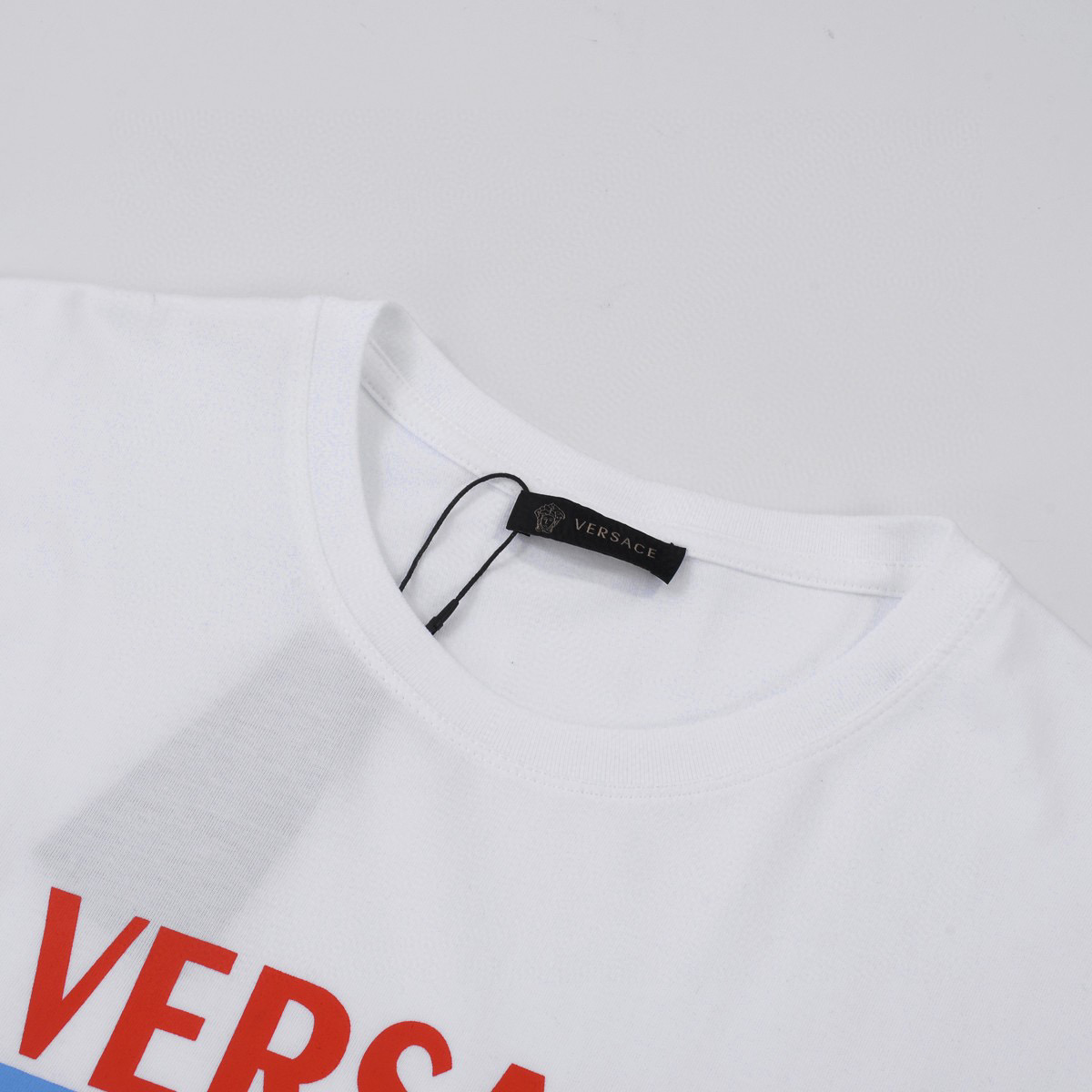 ÁO VERSACE print cotton jersey T-shirt