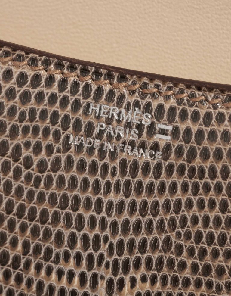 TÚI Hermès Constance 18 Salvator Lizard Desert Ombré Silver Buckle khóa trắng da thằn lằn