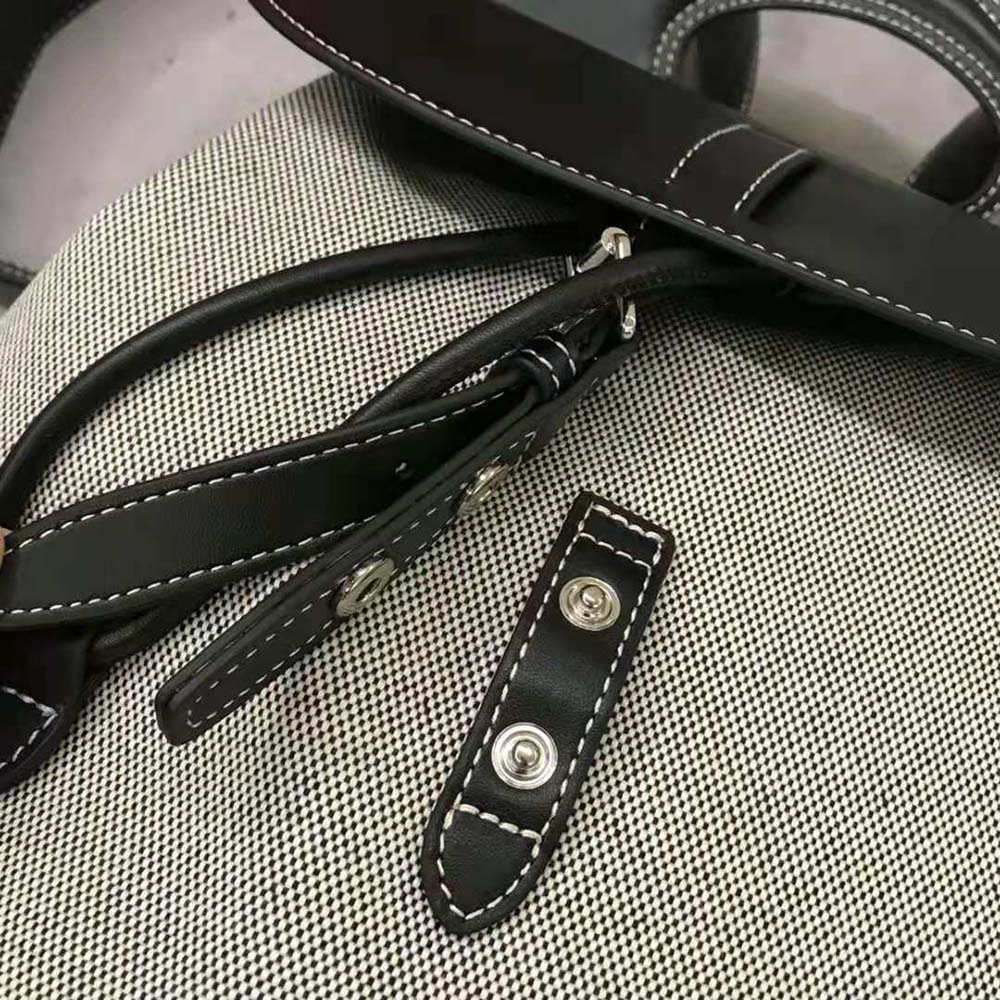 BALO Prada Re-Nylon and Saffiano Leather Backpack-Black