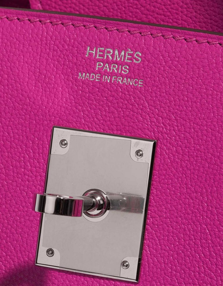 TÚI Hermès Birkin 30 Clemence Magnolia Silver Buckle khóa trắng