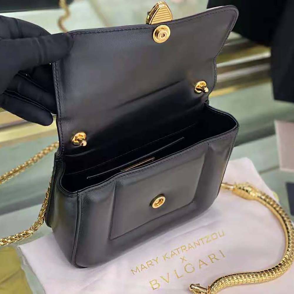 TÚI Bvlgari Women Mary Katrantzou X Bvlgari Top Handle-Black