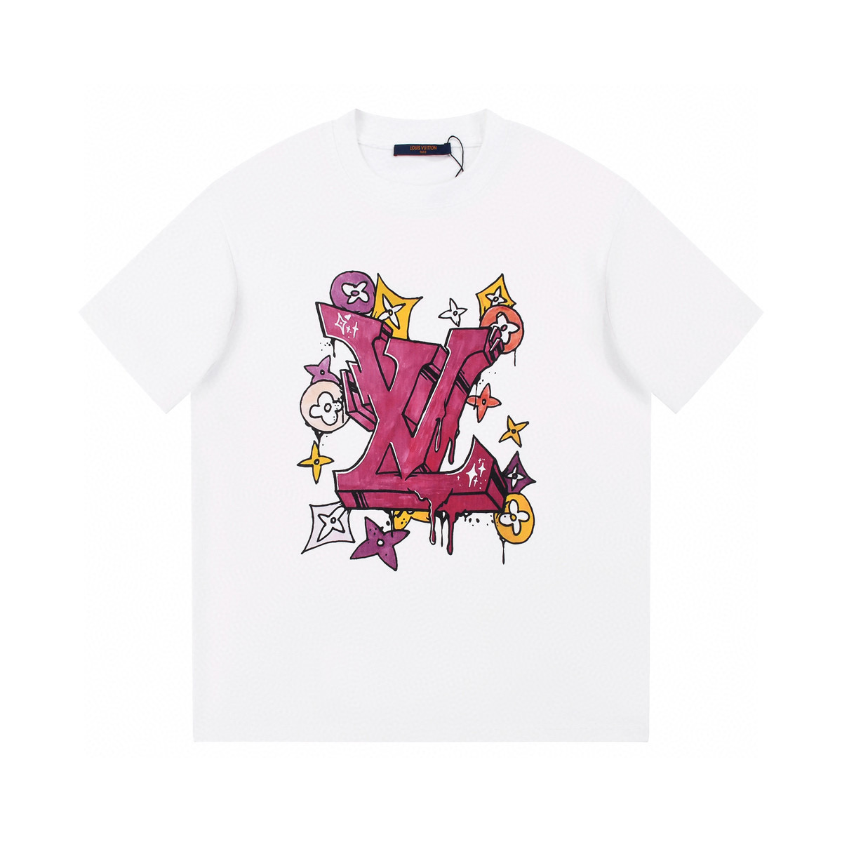 ÁO LOUIS VUITTON print cotton jersey T-shirt