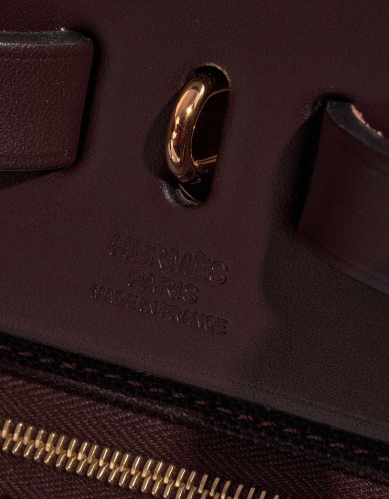 TÚI Hermès Herbag Backpack Toile Vache Hunter Ebene