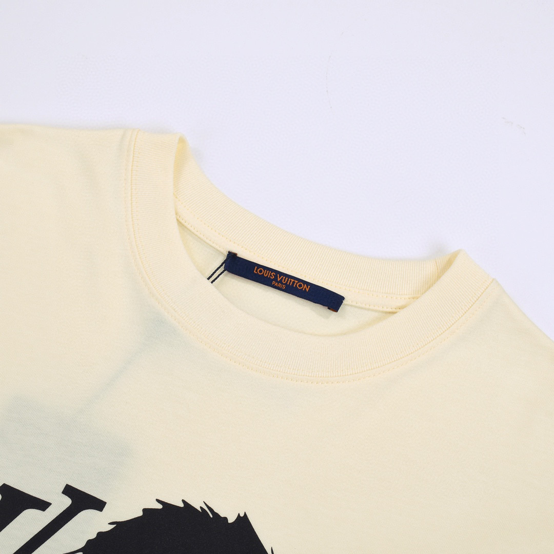 ÁO LOUIS VUITTON print cotton jersey T-shirt