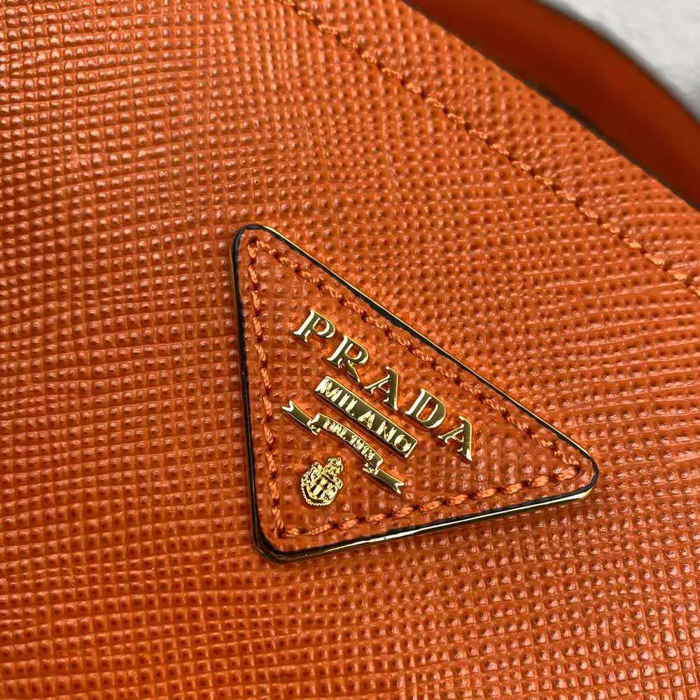 TÚI Prada Saffiano Leather Prada Matinee Bag-Orange
