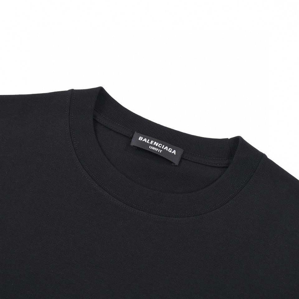 ÁO BALENCIAGA RABBIT print cotton jersey T-shirt
