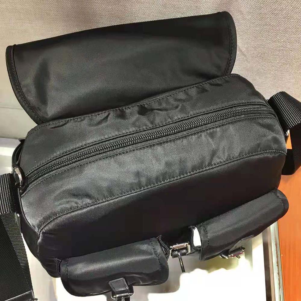 TÚI Prada Nylon Shoulder Bag-Black