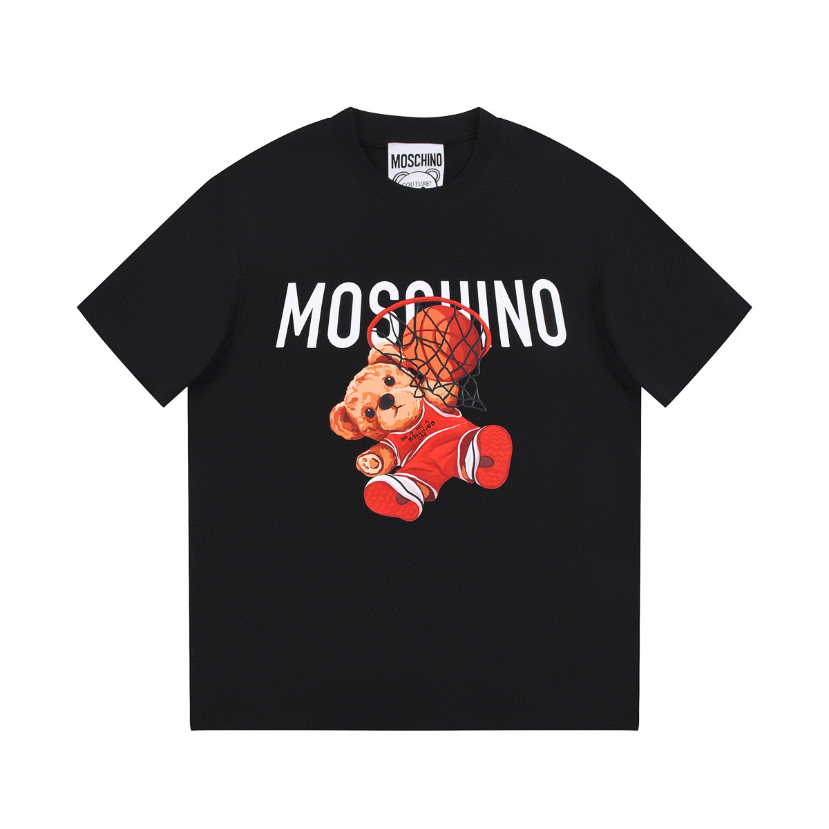ÁO MOSCHINO TEDDY T SHIRT BLACK
