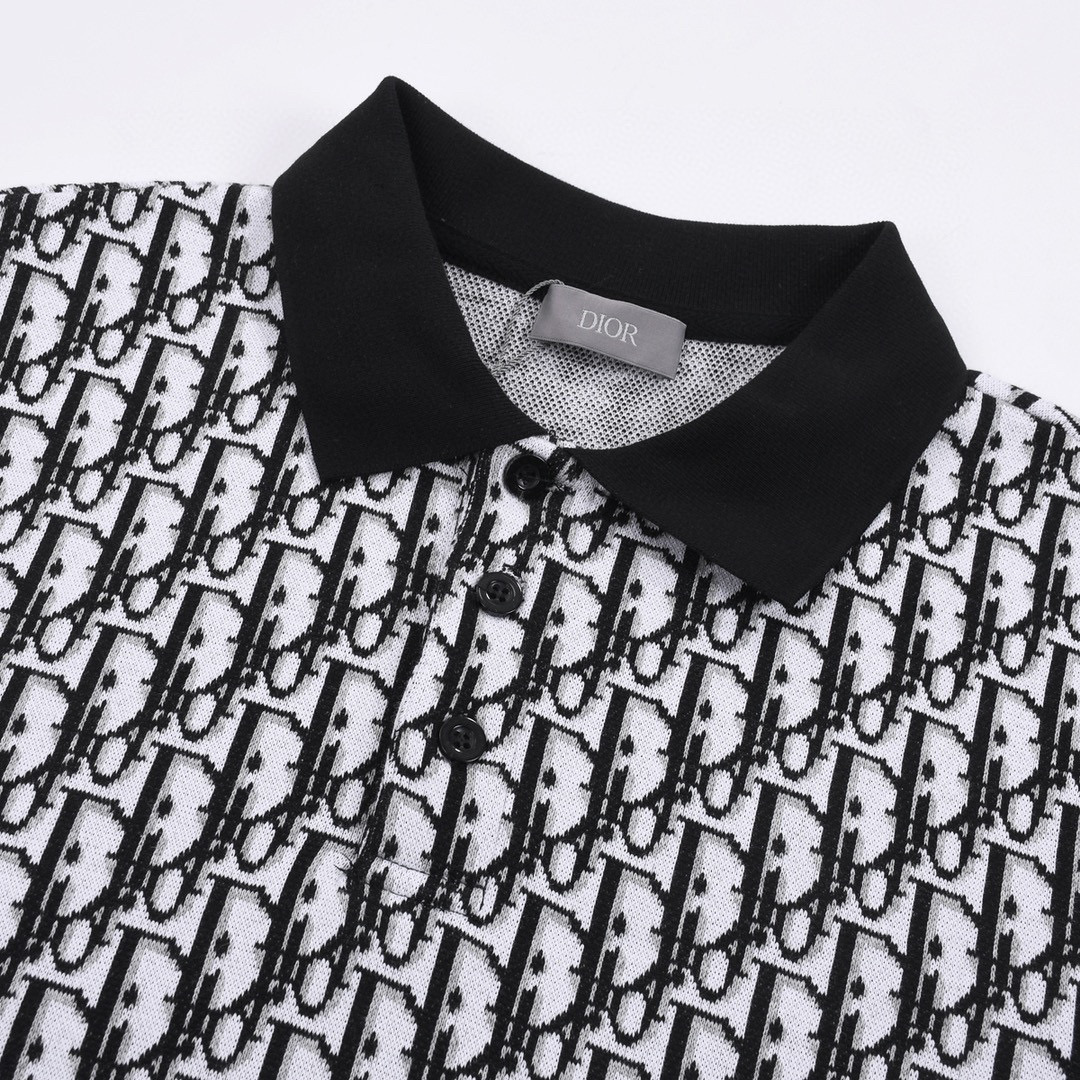 ÁO CHRISTIAN DIOR OBLIQUE T SHIRT BLACK