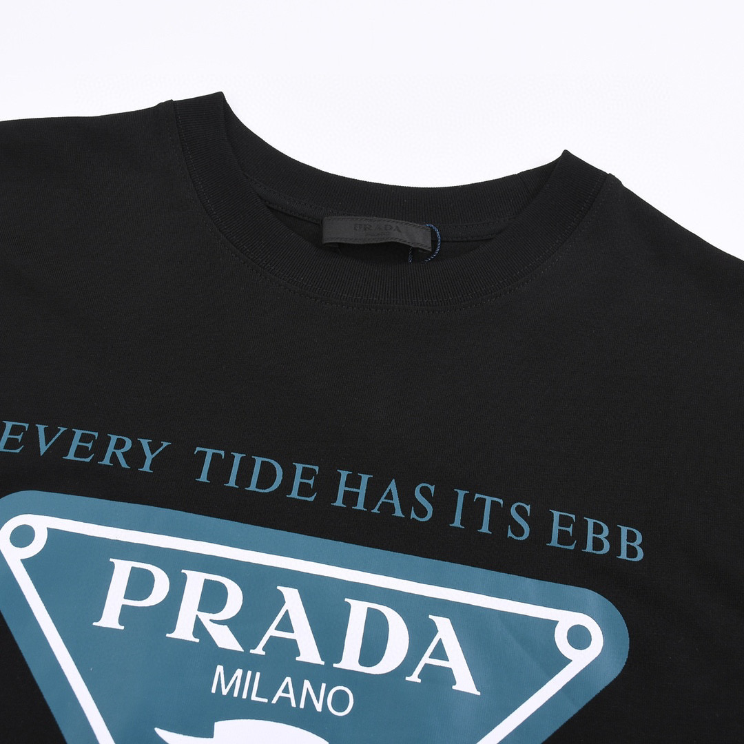ÁO PRADA MILANO T SHIRT BLACK