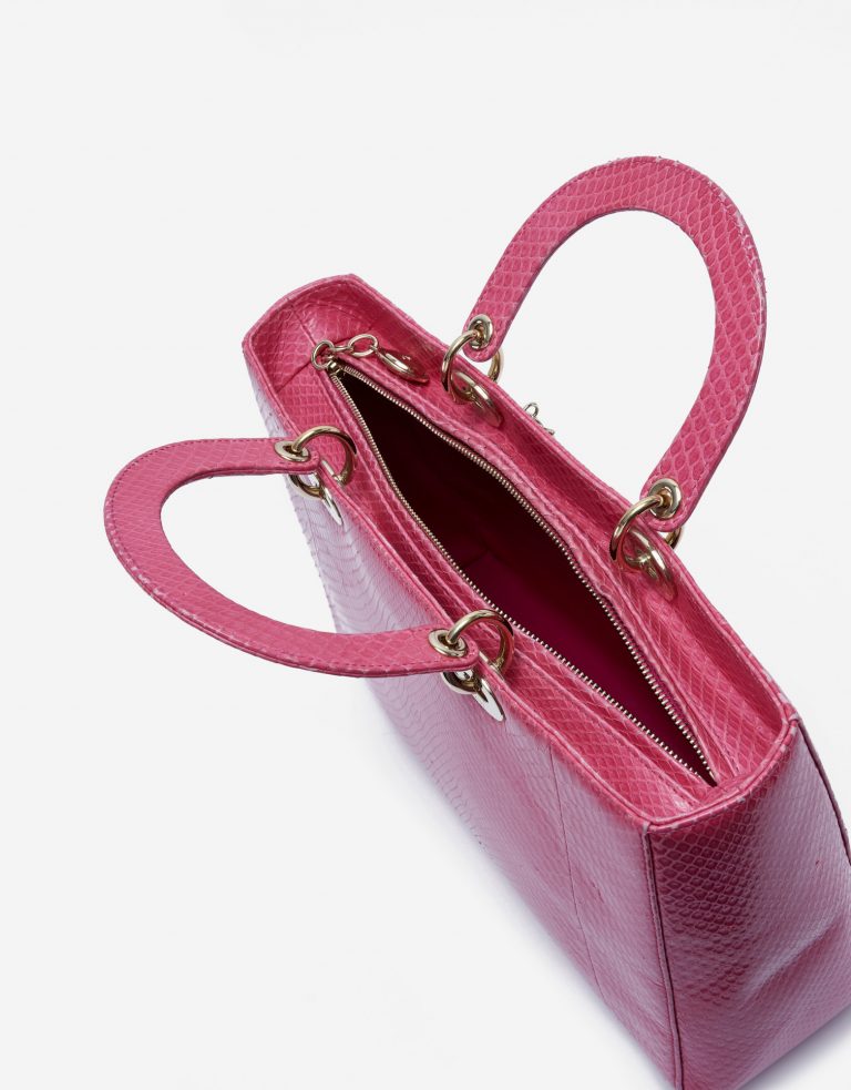 TÚI Dior Lady Large Python Pink da trăn