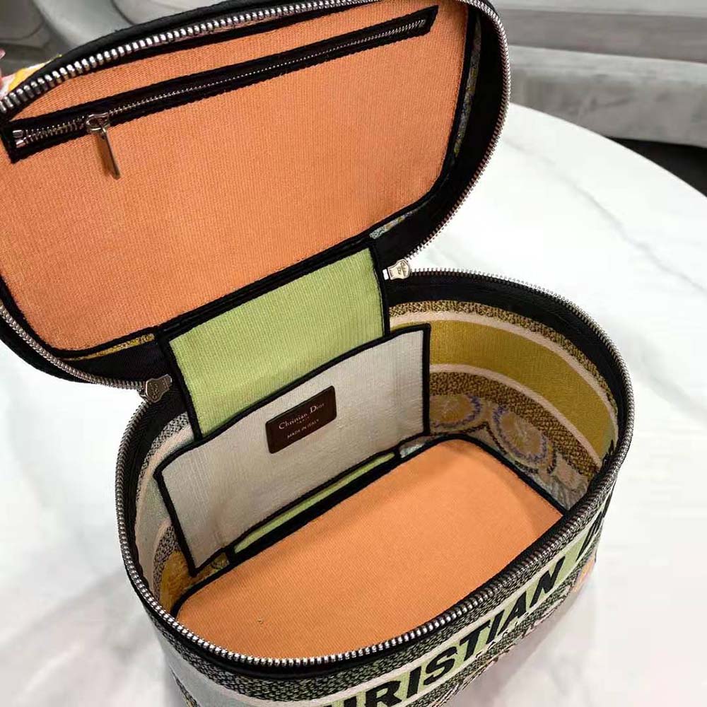 TÚI Dior Women DiorTravel Vanity Case Multicolor Dior in Lights Embroidery