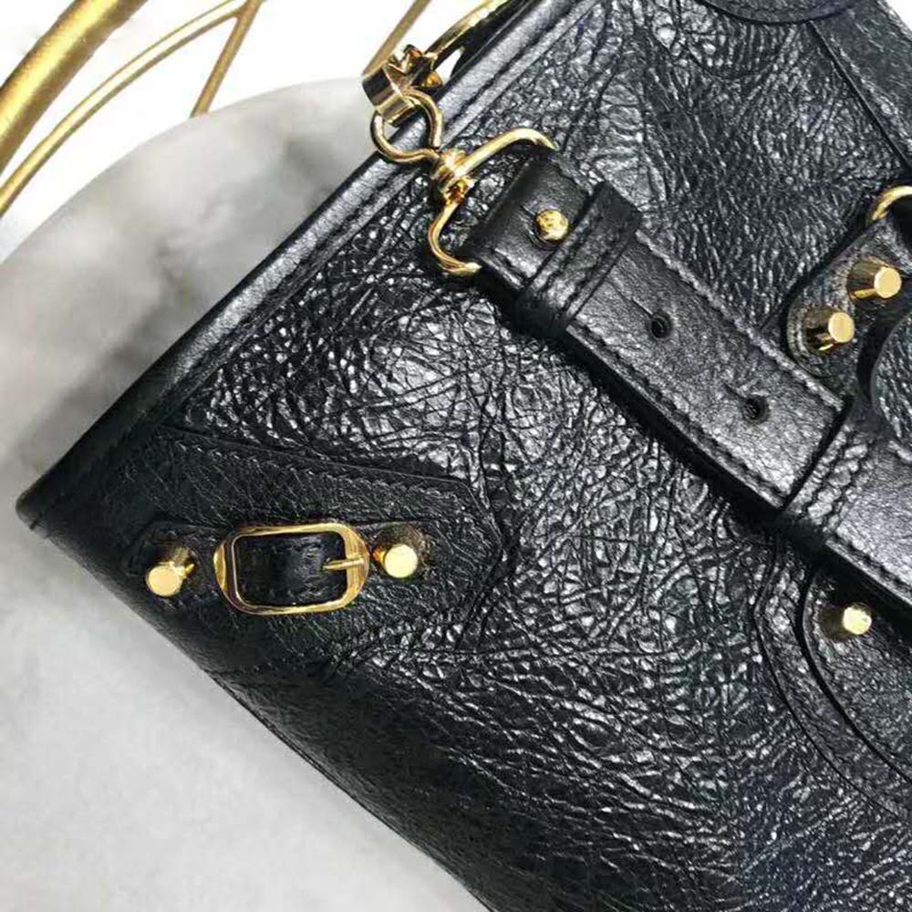 TÚI Balenciaga Women Classic Gold City S-Black