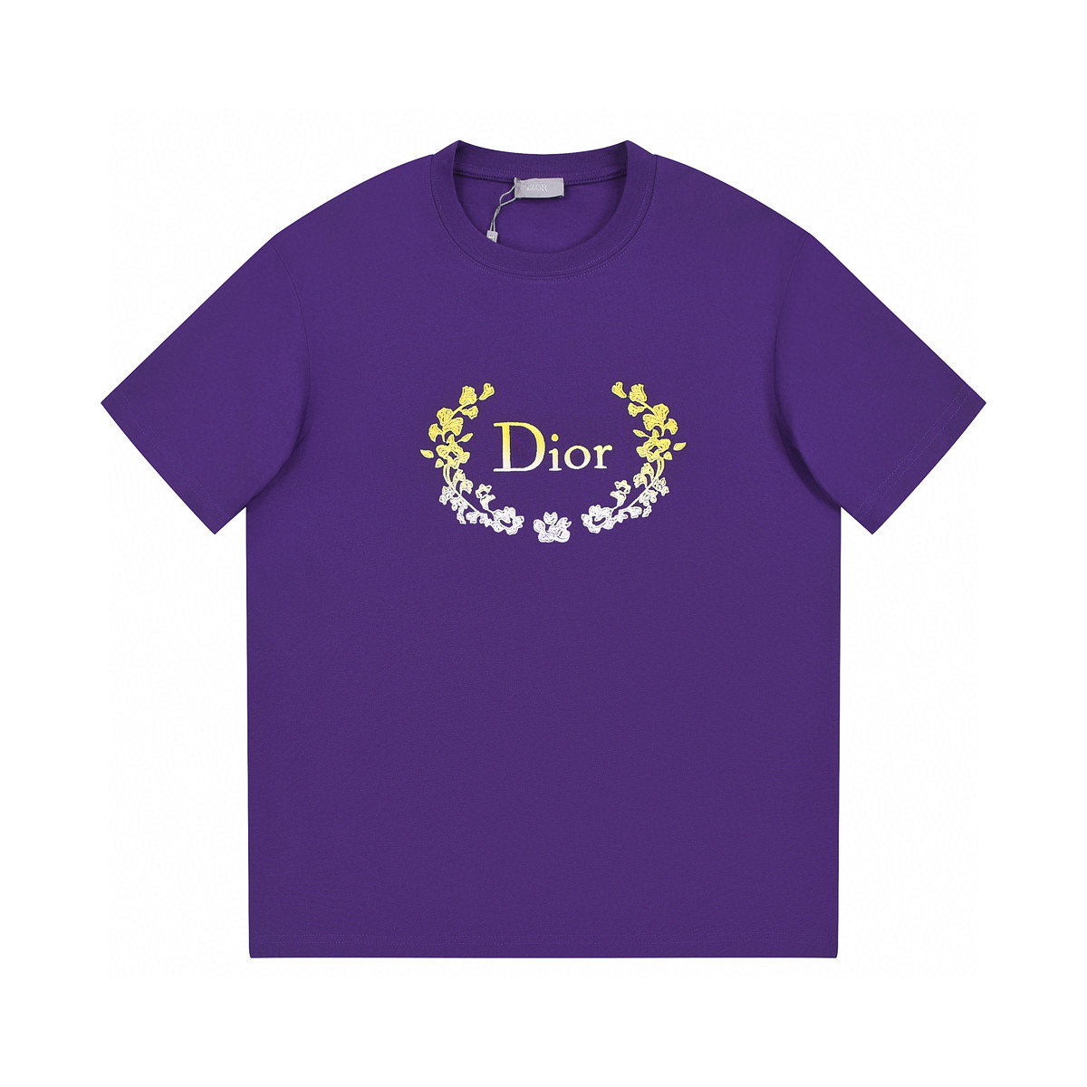 ÁO CHRISTIAN DIOR FLOWER T SHIRT PURPLE
