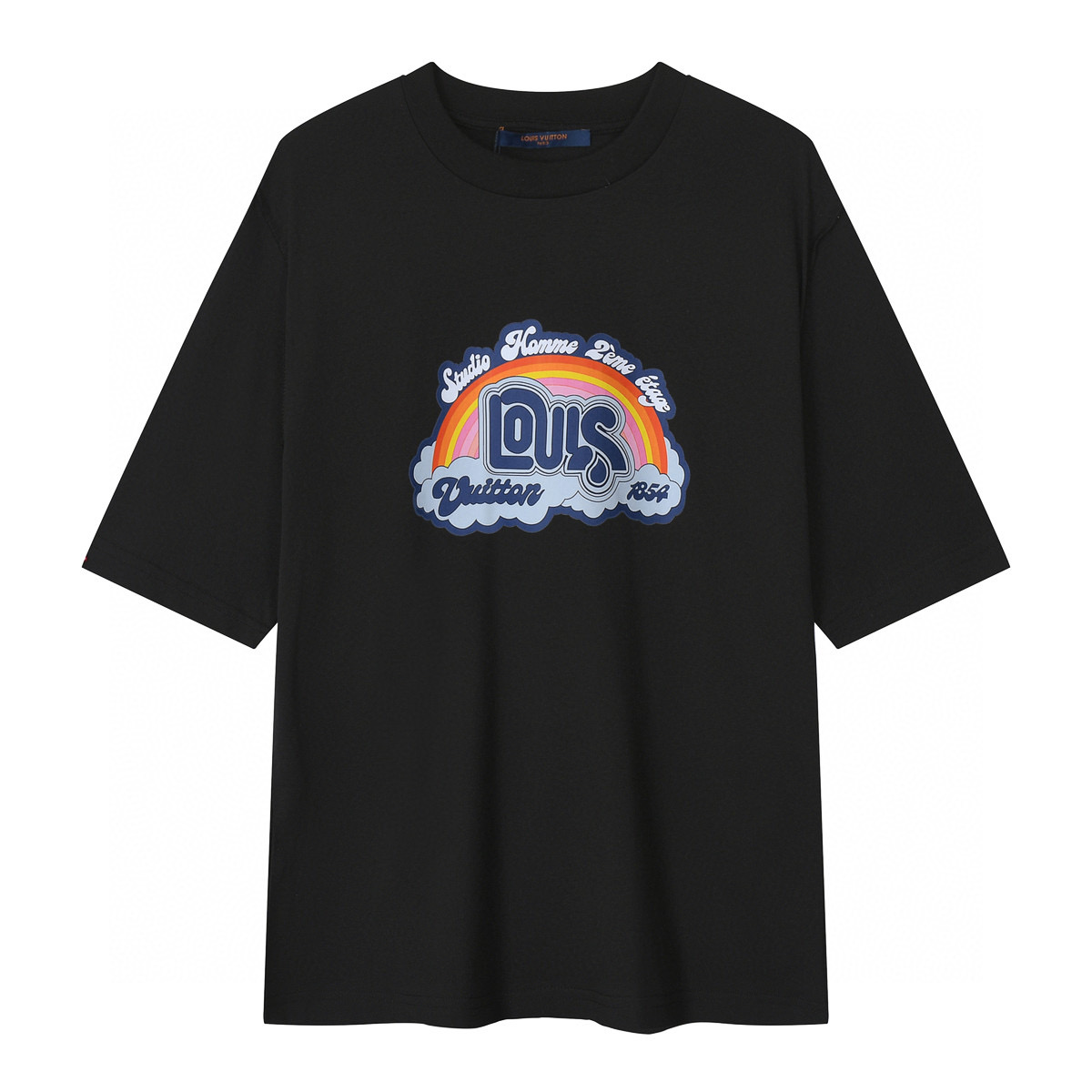 ÁO LOUIS VUITTON print cotton jersey T-shirt