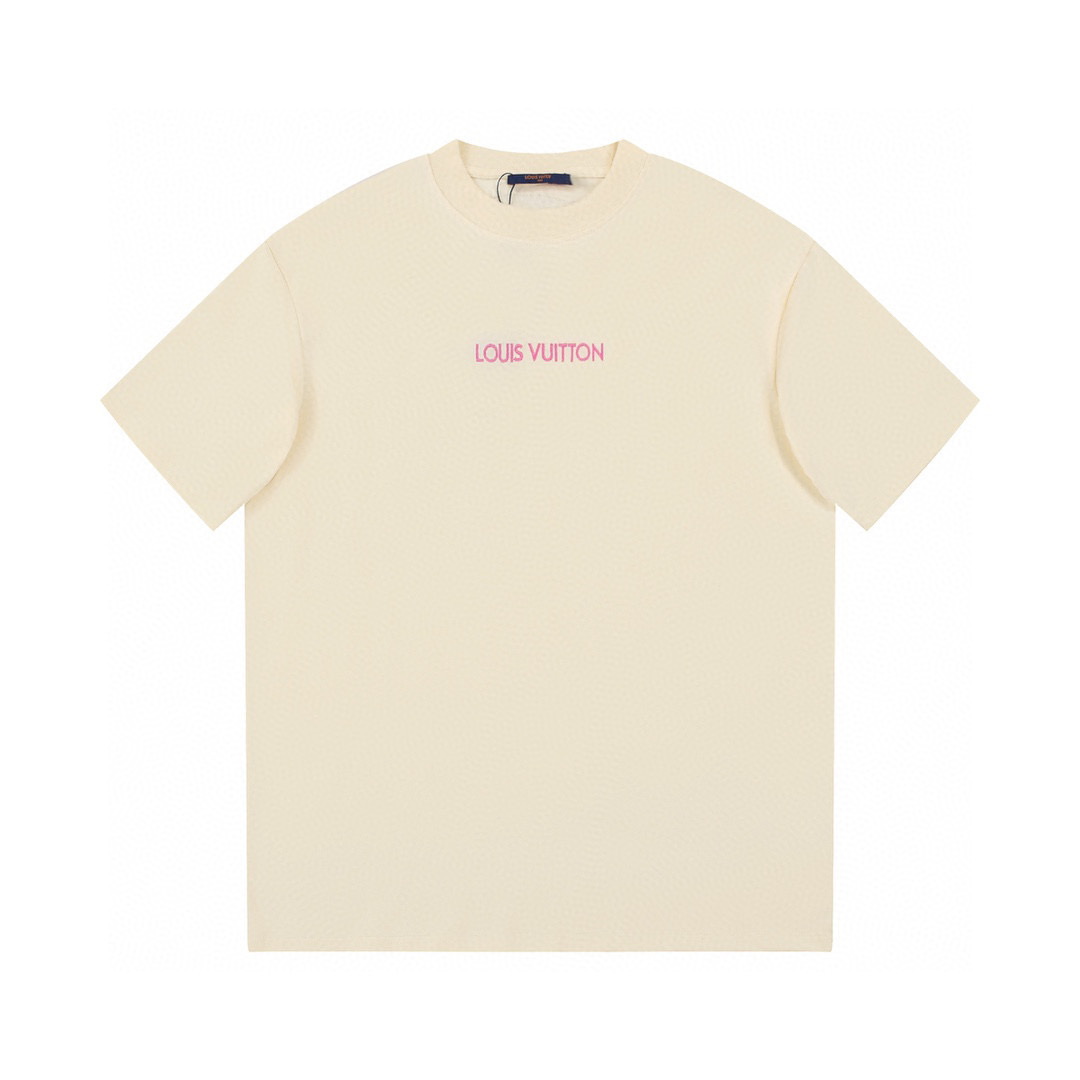 ÁO LOUIS VUITTON print cotton jersey T-shirt