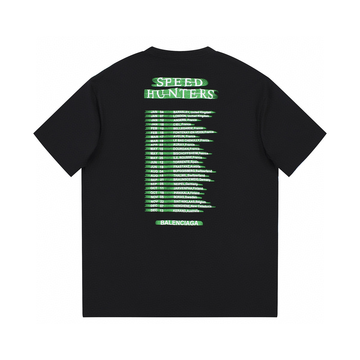 ÁO BALENCIAGA T SHIRT BLACK