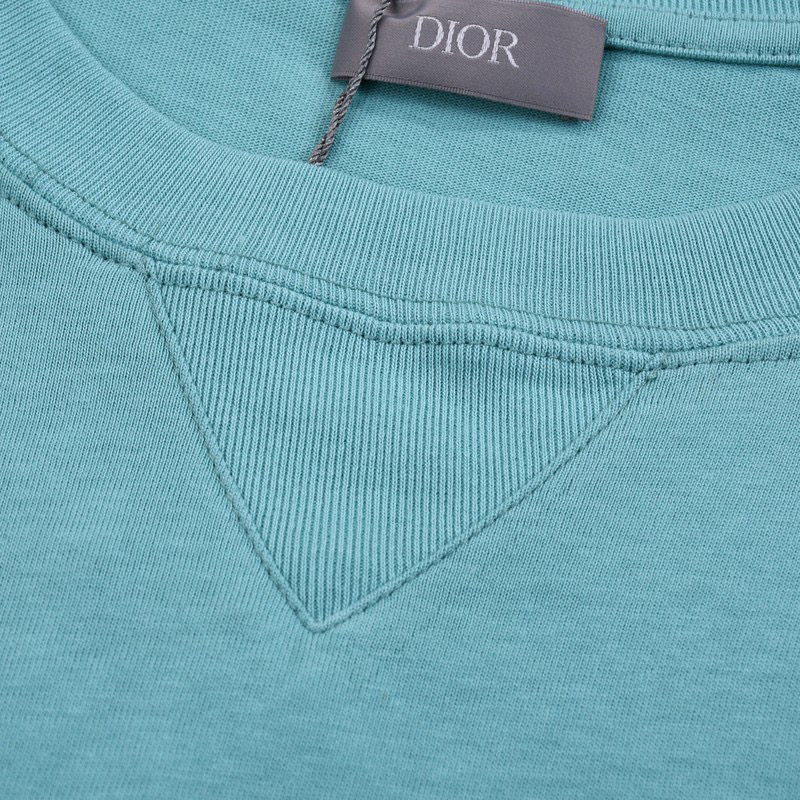ÁO CHRISTIAN DIOR print cotton jersey T-shirt