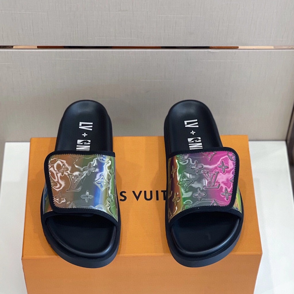 DÉP LOUIS VUITTON MONOGRAM NBA UNISEX SLIPPER