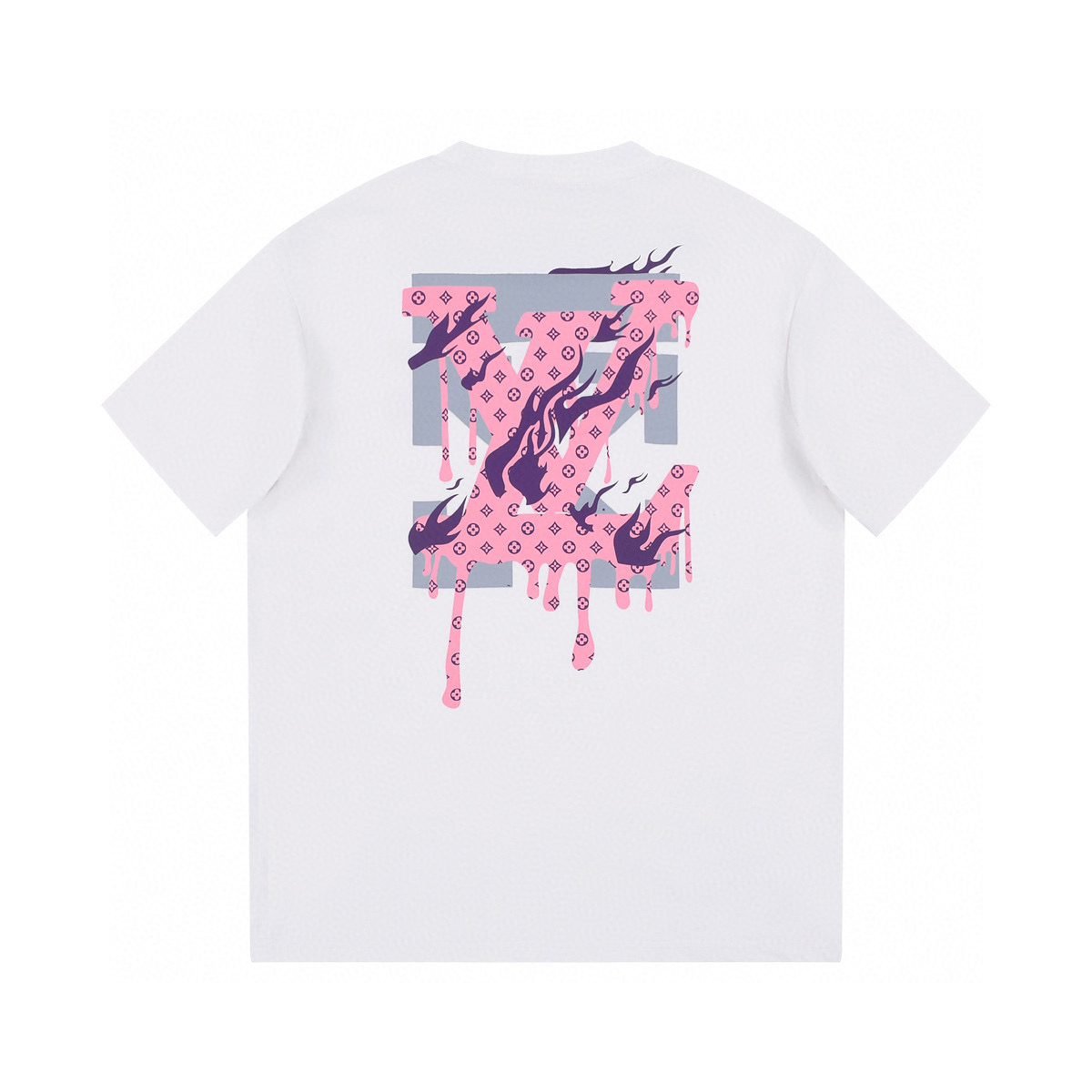 ÁO LOUIS VUITTON print cotton jersey T-shirt