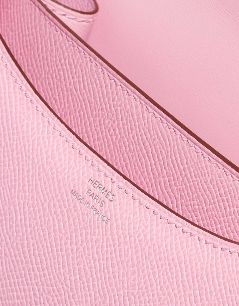 TÚI Hermès Constance 18 Epsom Mauve Sylvestre Silver Buckle khóa trắng