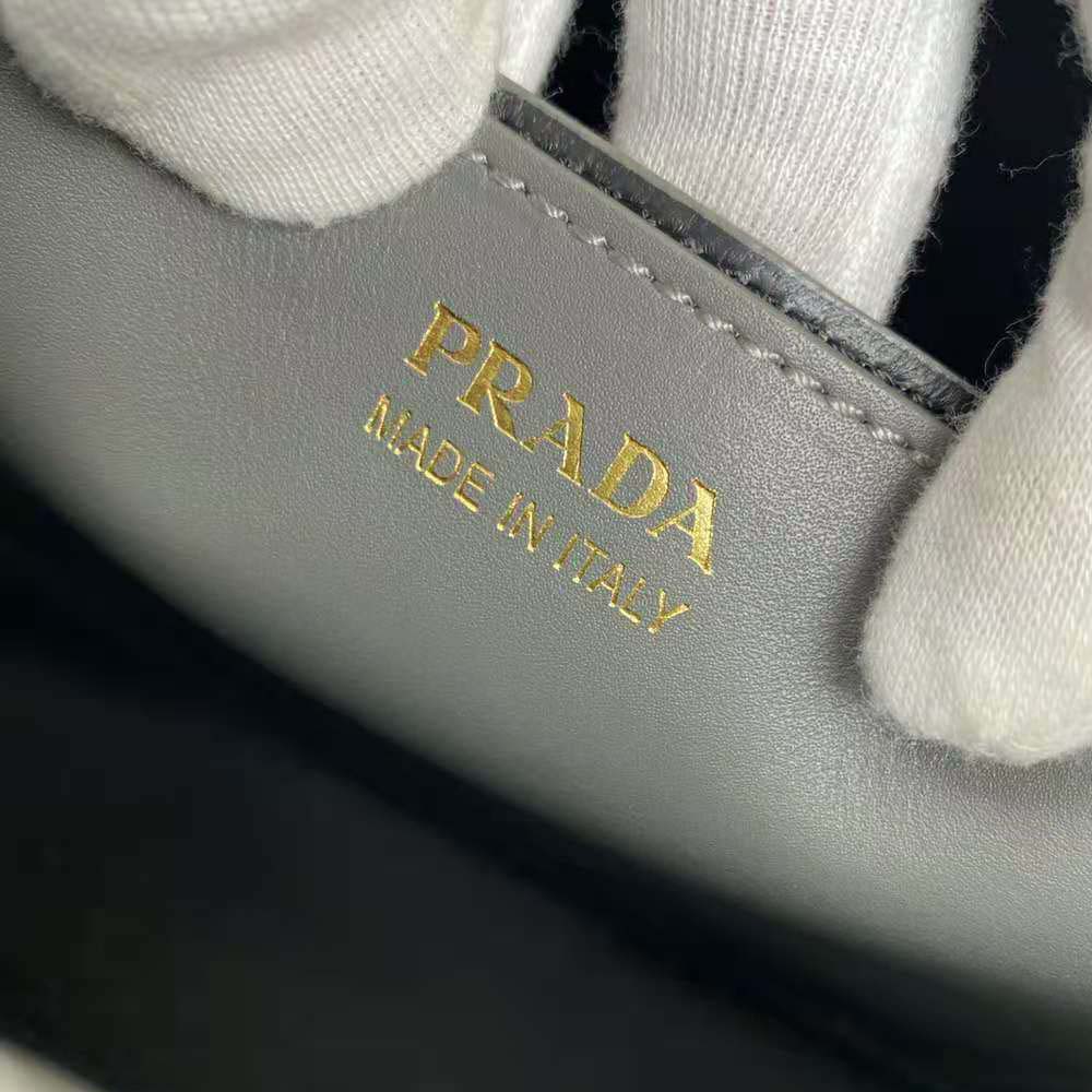 TÚI Prada Saffiano Leather Prada Matinee Bag-Grey